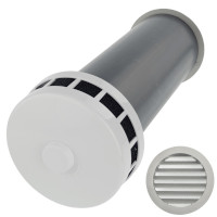 Приточный клапан КИВ 125 Airone с алюминиевой решеткой