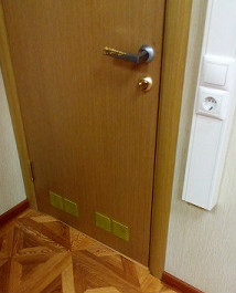 Клапан на дверь в ванную и туалет